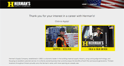 Desktop Screenshot of hermanscareers.com